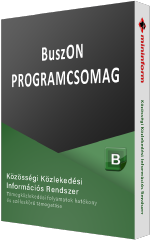 BuszON Programcsomag - Közösségi Közlekedési Információs Rendszer