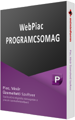 WebPiac Programcsomag - Piac, Vásár Üzemeltető Szoftver